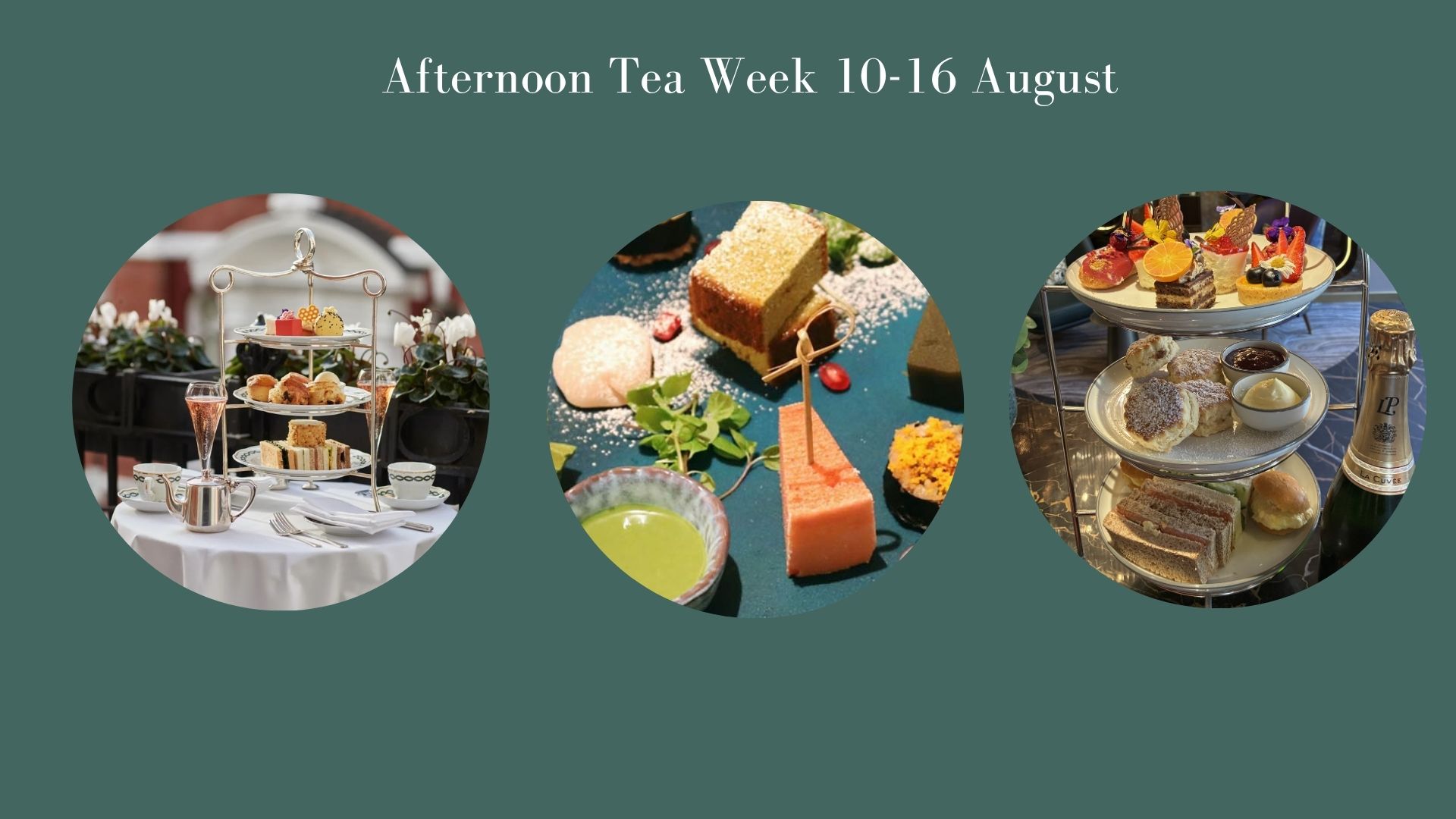 Afternoon Tea Week 10-16 August